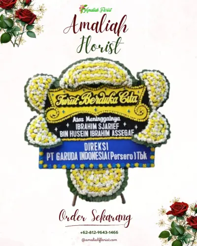 Papan Bunga Duka di Keblukan